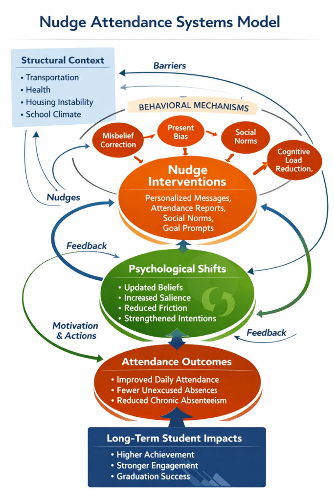 A conceptual model that is fully explained in the text. 